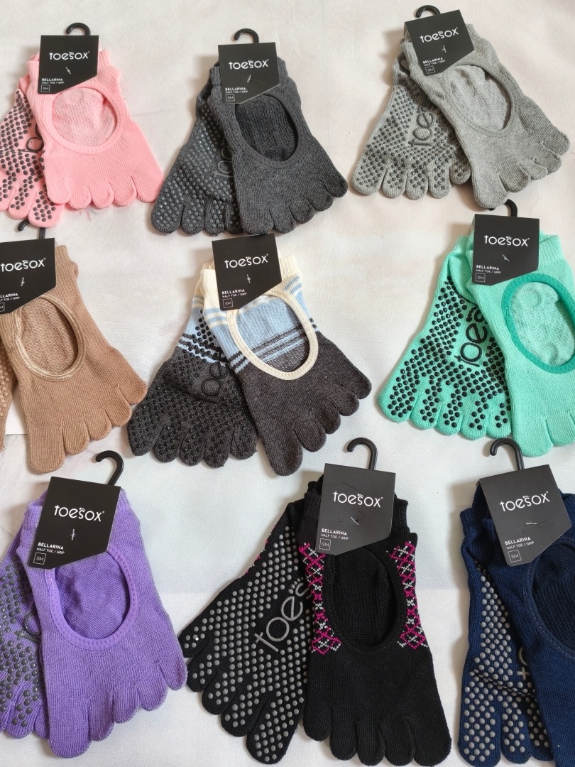 Medias Para Pilates Y Yoga - Toesox Yoga Vijf-teen Sokken Heren Dames