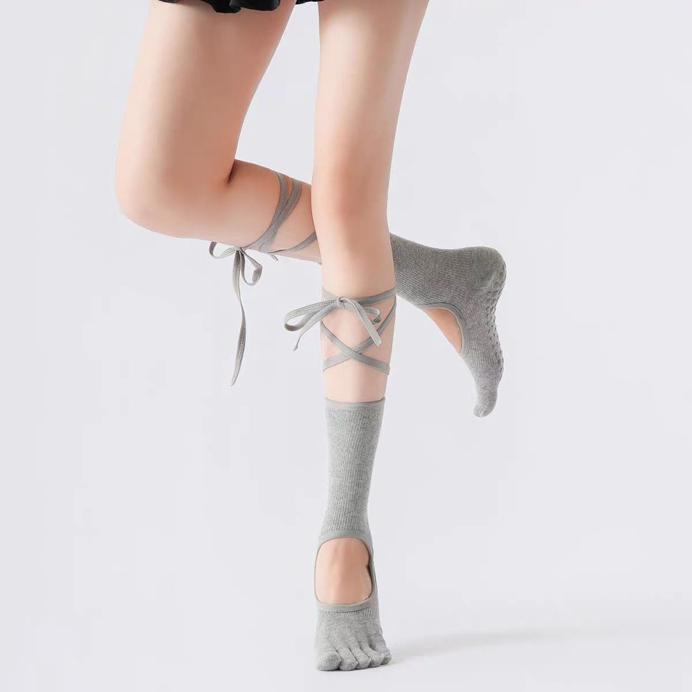 Ballet-yoga-sokken met veters  - Medias Para Pilates Y Yoga recensie en prijs